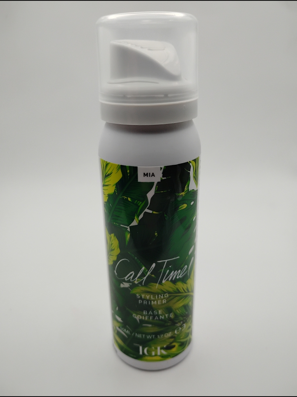 IGK Heat & UV Protection: Safeguards hair up to 450°F aCalf Time Styling Primer